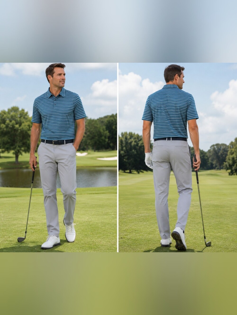 Performance Round tree & Yorke Men's Work Play Polo Short Sleeve Size 2XB #1062